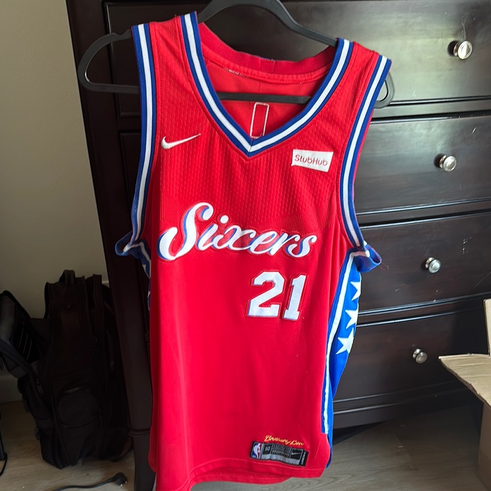 Embiid NBA Sixers Basketball Jersey